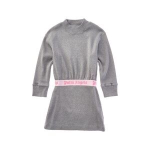 Palm Angels Girls Knit Dress, Silver